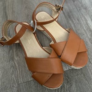Cute tan sandals